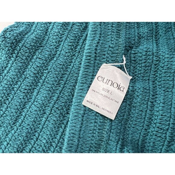 Euonia Knit Mini Skirt in Blue - Picture 3 of 3